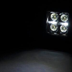 2 Inch Black Series LED Light Pods | Spot | Square | Cool White DRL