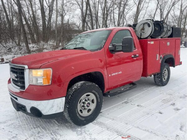 2009 GMC Sierra 2500HD 4WD Service Pickup Truck 10' Utility Bed 6.0L A/T bidadoo