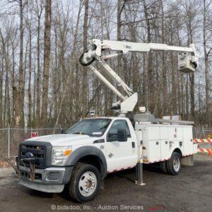 2010 Ford F-550 4WD Truck Altec 37.5' Bucket Aerial Boom Turbo Diesel bidadoo