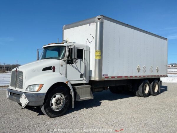 2012 Kenworth T370 T/A Cargo Box Van Delivery Truck Paccar PX-8 A/T bidadoo