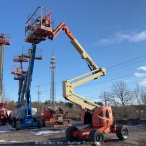 2013 JLG 450AJ 45' 4WD Diesel Articulating Boom Lift Man Aerial Basket bidadoo