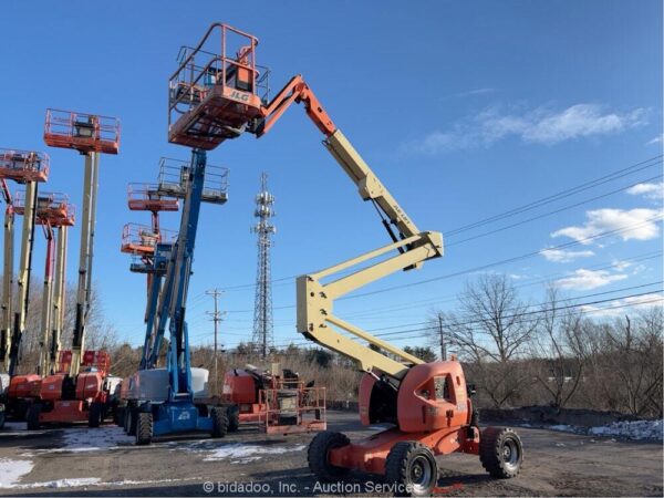 2013 JLG 450AJ 45' 4WD Diesel Articulating Boom Lift Man Aerial Basket bidadoo