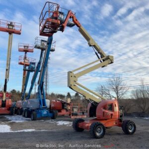 2013 JLG 450AJ 45' 4WD Diesel Articulating Boom Lift Man Aerial Platform bidadoo