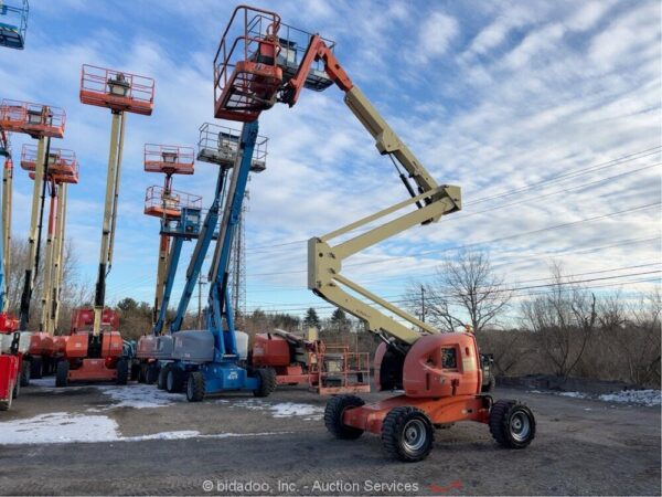 2013 JLG 450AJ 45' 4WD Diesel Articulating Boom Lift Man Aerial Platform bidadoo