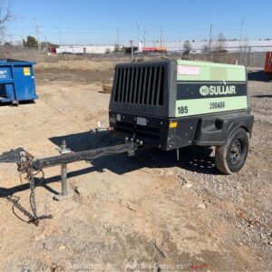 2019 Sullair 185D DPQ KU4F 185 CFM Towable Air Compressor Kubota Diesel bidadoo