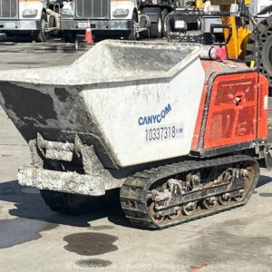 2021 Canycom SC75 16 cu. ft. Ride on Rubber Track Concrete Dump Buggy bidadoo