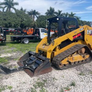 2022 Caterpillar 279D3 Skid Steer Track Loader Crawler Cab Aux Hyd Q/C bidadoo