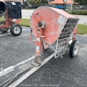 2022 Crown Equipment 8S Towable 8-Cu Ft Mortar Concrete Mixer Steel Drum bidadoo