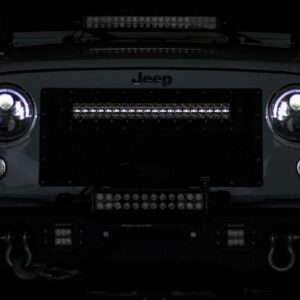 30 Inch Black Series LED Light Bar | Curved | Dual Row | Amber DRL