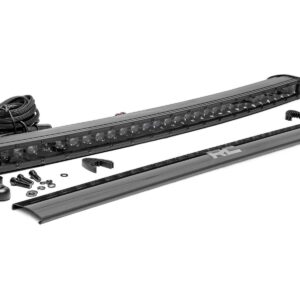 30 Inch Black Series LED Light Bar | Curved | Single Row