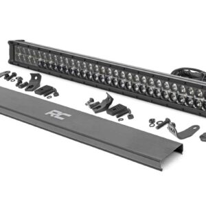 30 Inch Black Series LED Light Bar | Dual Row | Cool White DRL