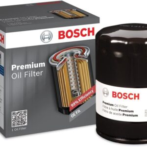 BOSCH 3510 Premium Oil Filter with FILTECH Filtration Technology - Compatible with Select Chevrolet Camaro, C/K Trucks, Express, Suburban; GMC C/K Trucks, G Series Vans, Jimmy +...