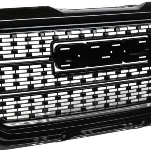 DNA Motoring GRLDDENL-GMCSIE16-BK Black ABS Front Bumper Grille Compatible with 16-18 Sierra 1500