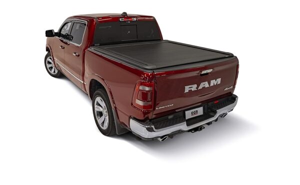 EGR RollTrac Retractable Tonneau Cover for Ram 1500 67.4in Bed (Non-Ram Box) - Electric Powered Aluminum Truck Bed Cover - Model: RT038811E