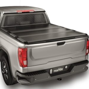 FRP Hard Tri-Fold Tonneau Cover Truck Bed for 2007-2025 Silverado/Sierra 1500 5.8FT/69.3inch |Not for CarbonPro Bed|