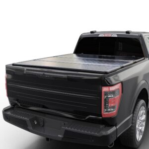 Hard Folding Truck Bed Tonneau Cover |CFHT-029|Fits 2019-2025 Chevy Silverado/GMC Sierra 5'8" Bed (69.6")