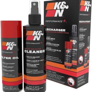 K&N Air Filter Cleaning Kit: Aerosol Filter Cleaner and Oil Kit; Restores Engine Air Filter Performance; Service Kit-99-5000, Multi