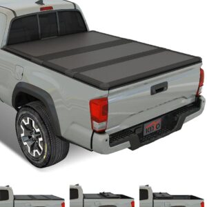 Kikito Professional FRP Hard Tri-Fold Truck Bed Tonneau Cover for 2007-2021 Tundra 5.5ft (66.7in) Bed |Excl. Trail Edition|