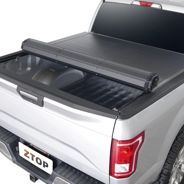 Low Profile Hard Rolling Up Truck Bed Tonneau Cover, Compatible with 2019-2025 Chevy Silverado 1500 / GMC Sierra 1500 with 5.8' Bed, New Body w/o CarbonPro Box, w/o Bedside...