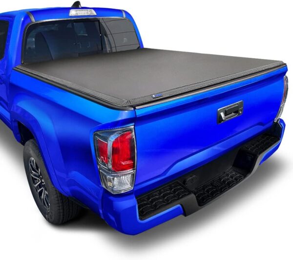 Tyger Auto T3 Soft Tri-Fold Truck Bed Tonneau Cover Compatible with 2016-2023 Toyota Tacoma (Does Not Fit Trail Special Edition with Storage Boxes) ; Fleetside 6' Bed (73") ;...