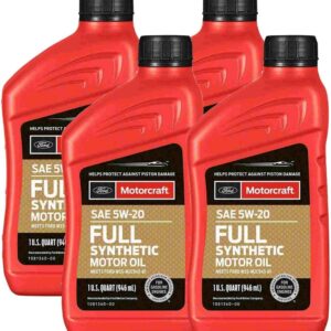 Genuine OEM Full Synthetic Motor Oil SAE 5W-20-4 Quart