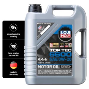 Liqui Moly Top Tec 6600 SAE 0W-20 | Fully synthetic engine oil | 5 Liter | SKU: 22046