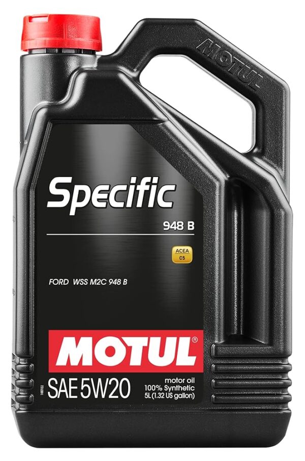 Motul 106352 Specific 948 B 5W-20 Synthetic Motor Oil, 5 Liter, 128. Fluid_Ounces, 1 Gallon, 1 Pack