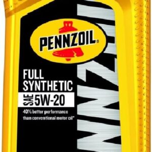 Pennzoil 5W-20 Gasoline Synthetic Motor Oil 1 qt 1 pk