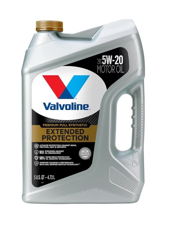 Valvoline Extended Protection Full Synthetic Motor Oil SAE 5W-20 5 Quart