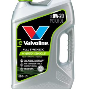 Valvoline Hybrid Vehicle 0W-20 Full Synthetic Motor Oil 5 QT